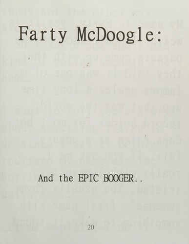 Farty McDoogle And The....