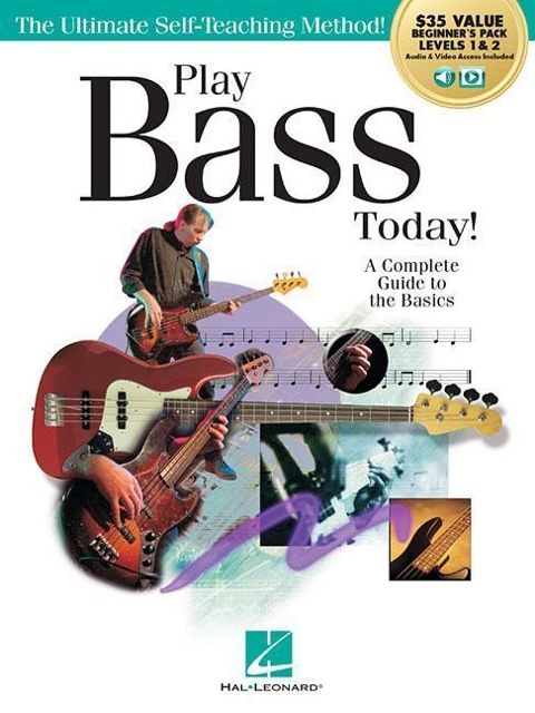 Play Bass Today! All-In-One Beginners Pack Includes Book 1, Book 2, Online Audio & Video