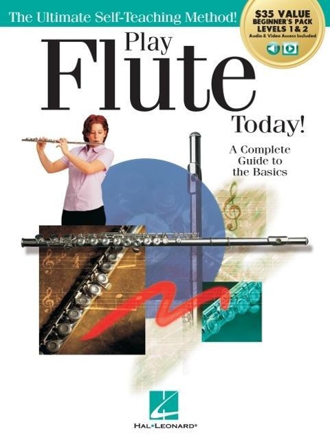 Play Flute Today! Beginners Pack: Level 1 & 2 Method Book With Audio & Video Access