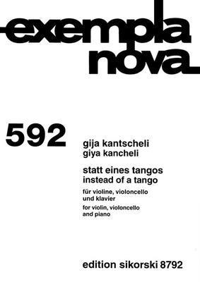 Instead of a Tango: Violin, Cello, Piano