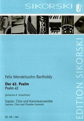Psalm 42: Soprano, Choir, Chamber Ensemble Score