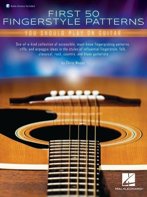 First 50 Fingerstyle Patterns You Should Play on Guitar (Book/Online Audio)