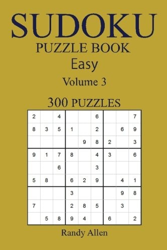 Easy 300 Sudoku Puzzle Book Volume 3