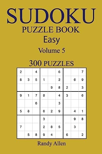 Easy 300 Sudoku Puzzle Book Volume 5