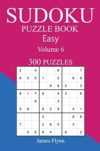 Easy 300 Sudoku Puzzle Book Volume 6