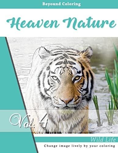 Mystery Wild Animals : Grayscale Photo Adult Coloring Book of Animals, Relaxation Stress Relief Coloring Book Series of Coloring Book for Adults and Grown Up, 8. 5 X 11 (21. 59 X 27. 94 Cm)