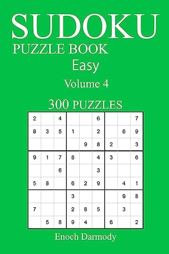 Easy 300 Sudoku Puzzle Book Volume 4