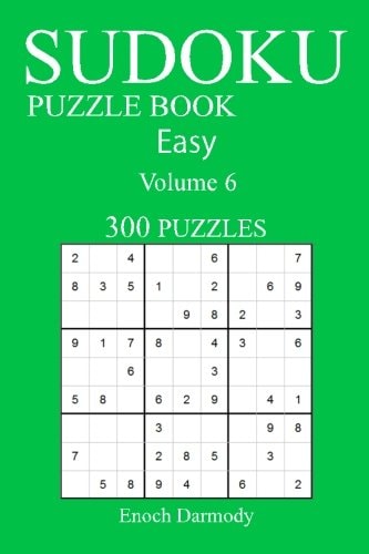 Easy 300 Sudoku Puzzle Book Volume 6