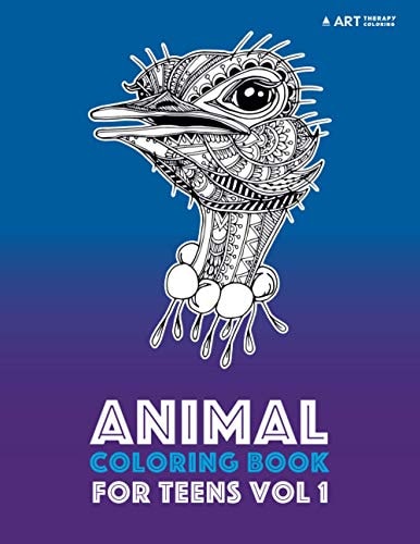 Animal Coloring Book for Teens Vol 1