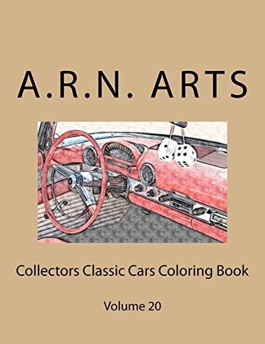 Collectors Classic Cars Coloring Book Volume 20