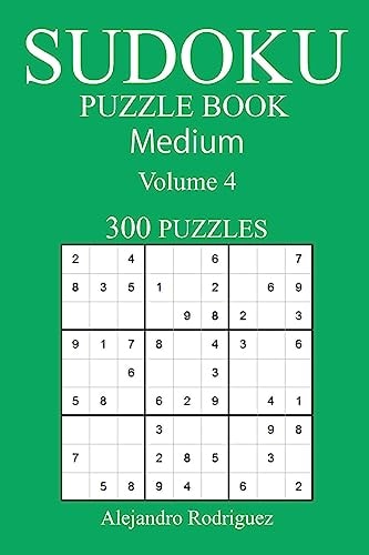 Medium 300 Sudoku Puzzle Book Volume 4