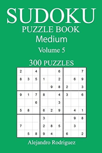 Medium 300 Sudoku Puzzle Book Volume 5