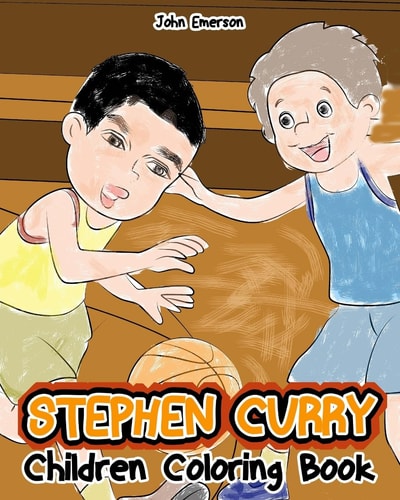 Stephen Curry Children Coloring Book