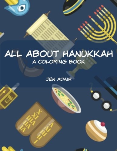 All About Hanukkah A Coloring Book