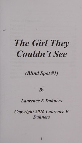The Girl They Couldn't See (Blind Spot #1)