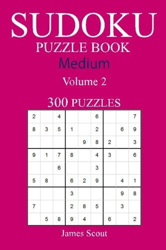 300 Medium Sudoku Puzzle Book Volume 2