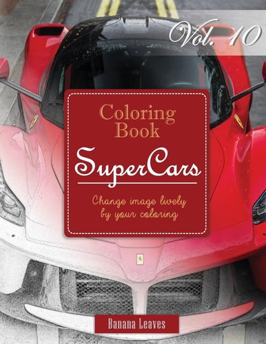 Race Cars : Gray Scale Photo Adult Coloring Book, Mind Relaxation Stress Relief Coloring Book Vol 10 Series of Coloring Book for Adults and Grown Up, 8. 5 X 11 (21. 59 X 27. 94 Cm)