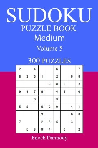 300 Medium Sudoku Puzzle Book Volume 5