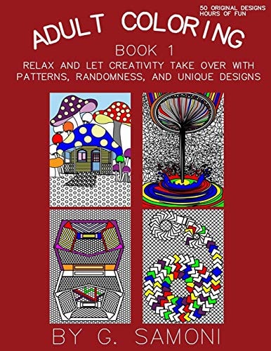 Adult Coloring Book Book 1 English Version