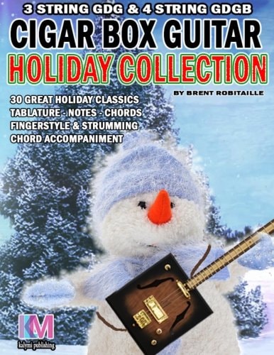 Cigar Box Guitar - Holiday Collection 3 and 4 String Cigar Box Guitar
