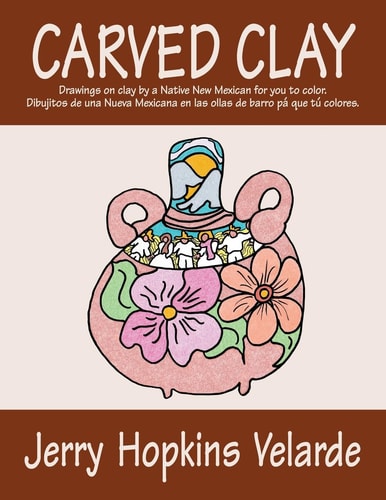 Carved Clay Drawings on Clay by a Native New Mexican for You to Color.