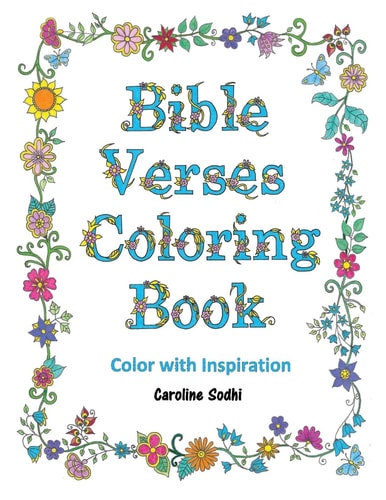 Bible Verses Coloring Book Color Scriptures With Inspiration Volume 1