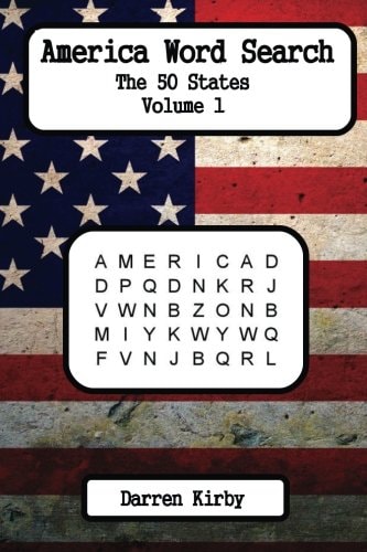 America Word Search The 50 States