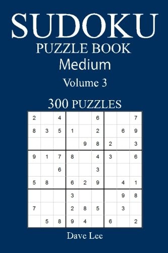 Medium 300 Sudoku Puzzle Book Volume 3