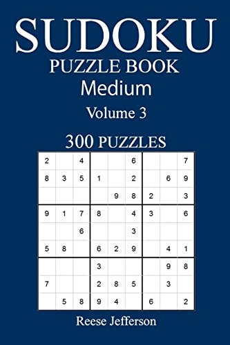 300 Medium Sudoku Puzzle Book Volume 3