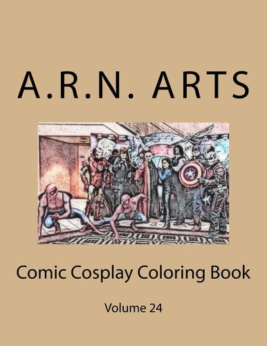 Comic Cosplay Coloring Book Volume 24