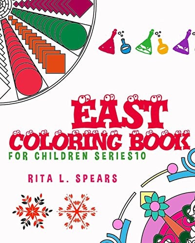 Easy Coloring Book For Children SERIES10 Play Learn and Relax