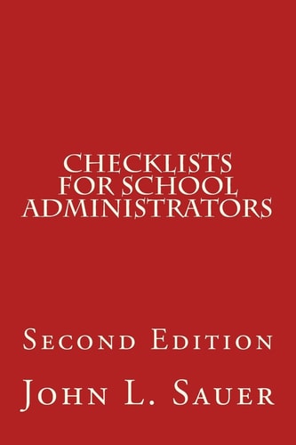 Checklists for School Administrators Second Edition