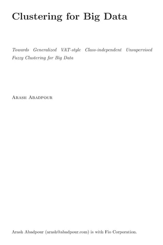 Towards Generalized VAT-style Class-independent Unsupervised Fuzzy Clustering Fo