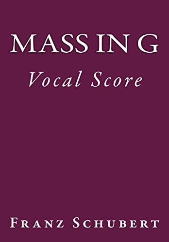 Mass in G Vocal Score