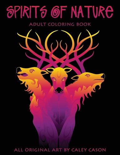 Spirits Of Nature Adult Coloring Book