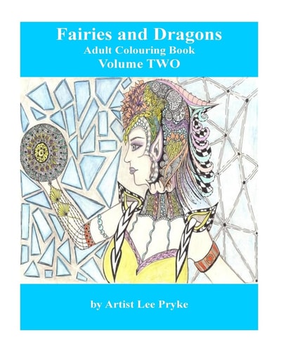 Fairies and Dragons Adult Colouring Book