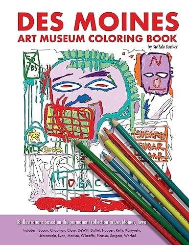 Des Moines Art Museum Adult Coloring Book