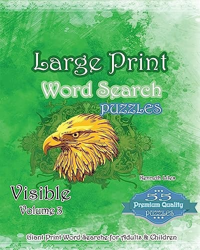 Large Print Word Search Puzzles Visible Volume 3 Puzzles and Games