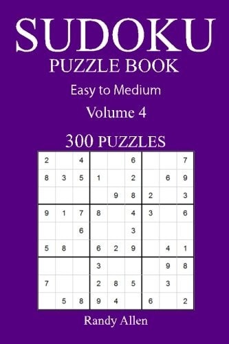 300 Easy to Medium Sudoku Puzzle Book Volume 4
