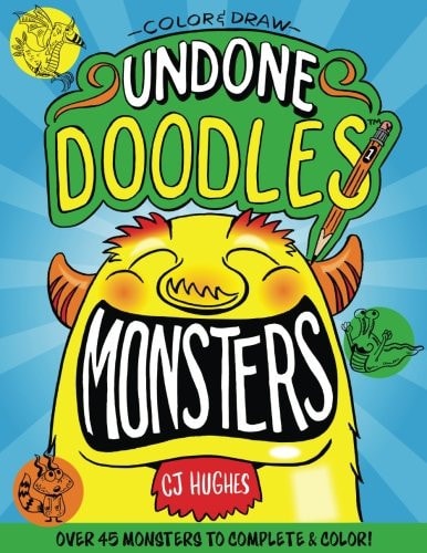Color and Draw - Undone Doodles - Monsters