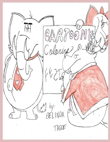Cartoony Coloring Fest Sit Back, Relax, and Color!