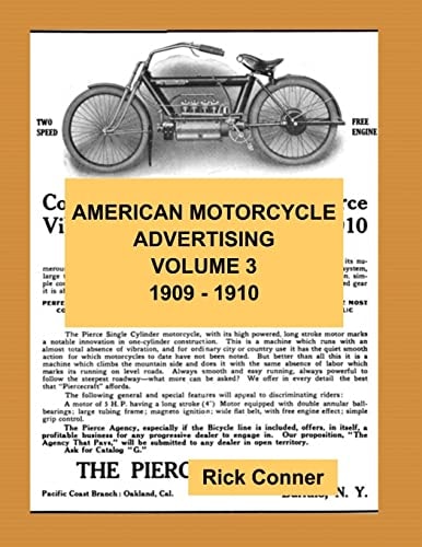 American Motorcycle Advertising Volume 3 1909 - 1910
