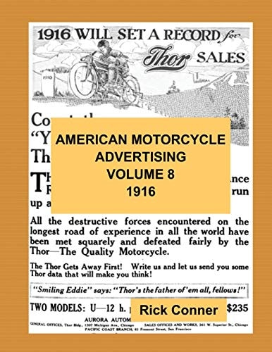 American Motorcycle Advertising Volume 8 1916