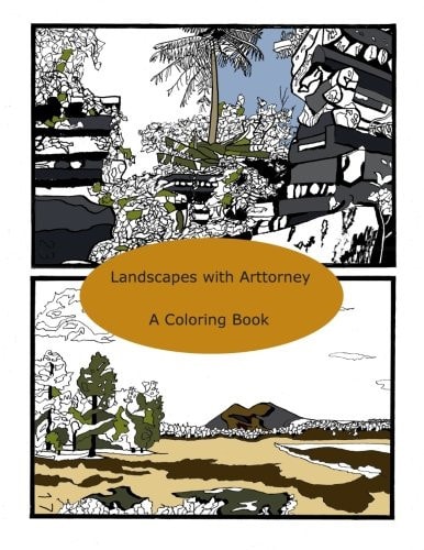 Landscapes With Arttorney A Coloring Book