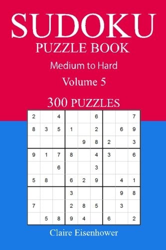 300 Medium to Hard Sudoku Puzzle Book Volume 5