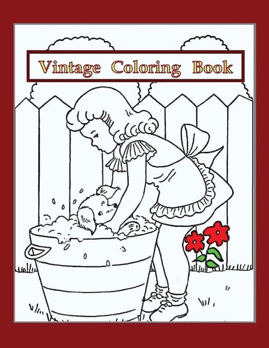 Vintage Coloring Book Vintage Drawings From 1944