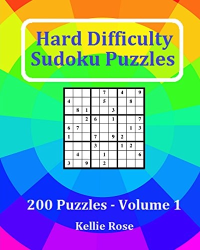 Hard Difficulty Sudoku Puzzles Volume 1 Hard Sudoku Puzzles For Advanced Players