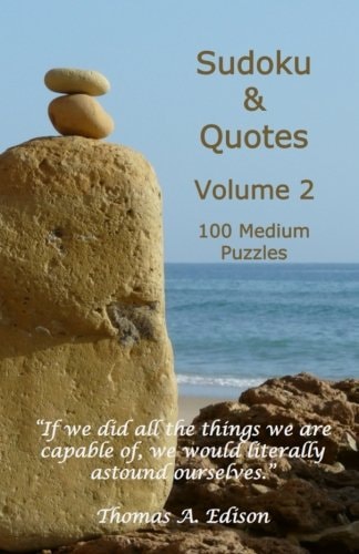 Sudoku and Quotes Volume 2 100 Medium Puzzles
