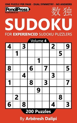 Sudoku Book for Experienced Puzzlers 200 Puzzles (Volume 4)