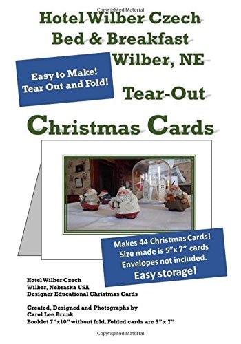 Hotel Wilber Czech Bed and Breakfast Tear Out 44 Christmas Cards